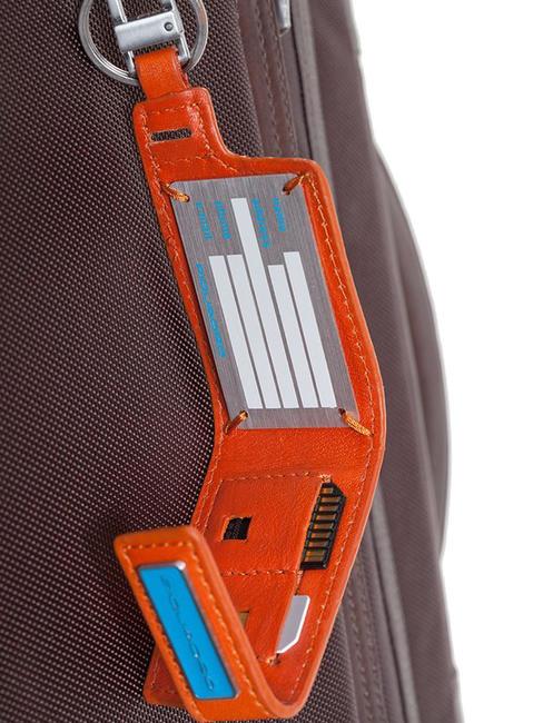 CAMPIONARIO - LINK Expandable 15" laptop folder dark-haired - Work Briefcases