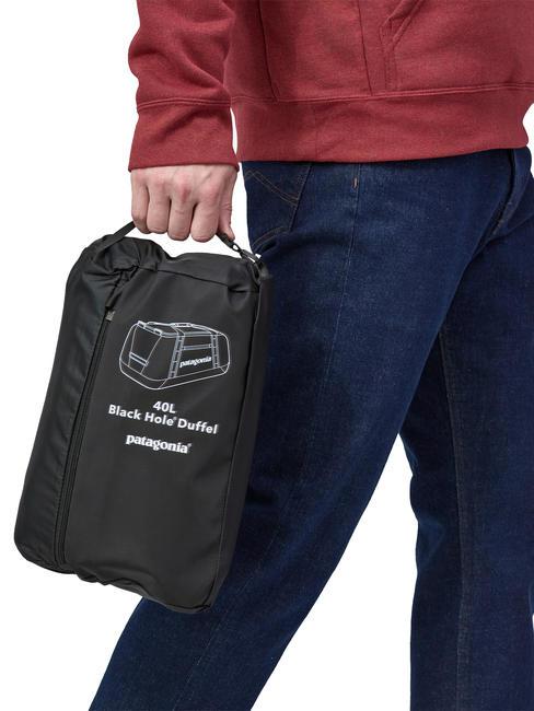 BLACK HOLE 55L travel backpack bag black - Duffle bags