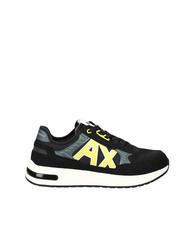 ARMANI EXCHANGE DUSSELDORF Sneakers Man black+grey+yellow - Men’s shoes - 2