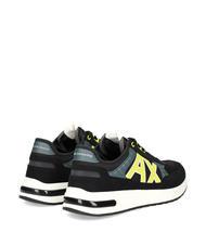 ARMANI EXCHANGE DUSSELDORF Sneakers Man black+grey+yellow - Men’s shoes - 3