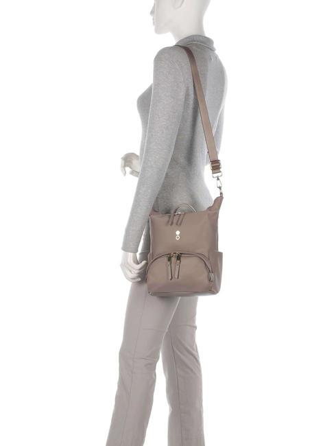 PURIST  Backpack / Shoulder bag grey/khaki - Women’s Bags