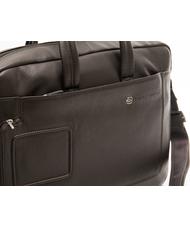 PIQUADRO VIBE 15.6 "PC briefcase dark-haired - Work Briefcases - 3