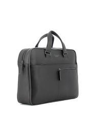 PIQUADRO CAMPIONARIO - DAVID 15.6 "laptop briefcase, in leather black - Work Briefcases - 3