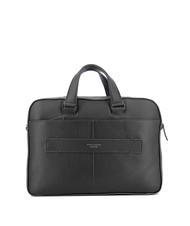 PIQUADRO CAMPIONARIO - DAVID 15.6 "laptop briefcase, in leather black - Work Briefcases - 4