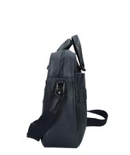 PIQUADRO CAMPIONARIO - DAVID 15.6 "laptop briefcase, in leather blue - Work Briefcases - 3