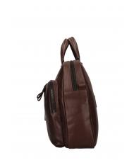 PIQUADRO CAMPIONARIO - HARPER 15.6 "laptop briefcase, in leather dark-haired - Work Briefcases - 2