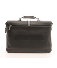 PIQUADRO briefcase X1 line. 15.6&rdquo; laptop bag black grey - Work Briefcases - 5
