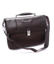 PIQUADRO briefcase LINK 2, 13&rdquo; PC case, expandable dark-haired - Work Briefcases - 2