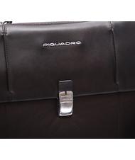 PIQUADRO briefcase LINK 2, 13&rdquo; PC case, expandable dark-haired - Work Briefcases - 5