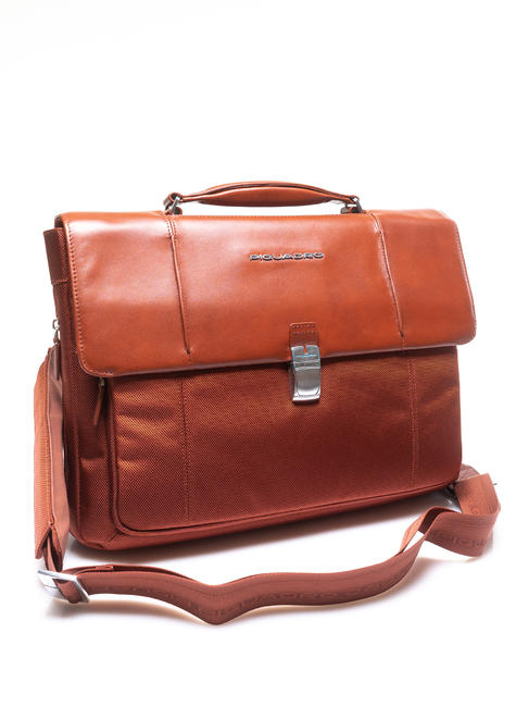 briefcase LINK 2, 13&rdquo; PC case, expandable orange - Work Briefcases