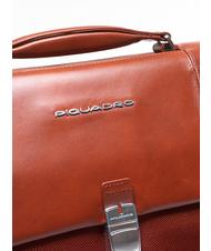 PIQUADRO briefcase LINK 2, 13&rdquo; PC case, expandable orange - Work Briefcases - 5