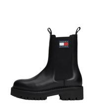 TOMMY HILFIGER TOMMY JEANS Urban Chelsea Leather ankle boots BLACK - Women&rsquo;s shoes - 2