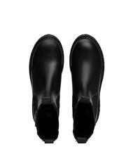 TOMMY HILFIGER TOMMY JEANS Urban Chelsea Leather ankle boots BLACK - Women&rsquo;s shoes - 4