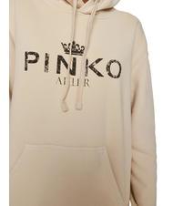 PINKO BASSANI Hoodie misty beige - Women's Sweatshirts - 3