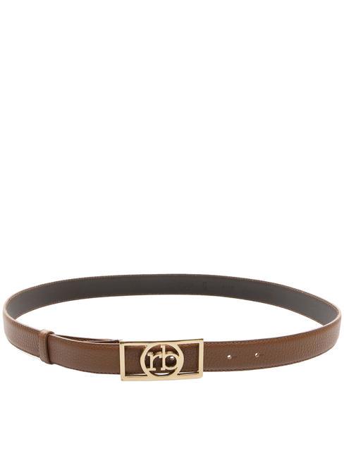 RB SQUARE Leather belt nude - Belts