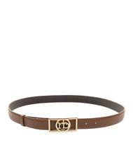 ROCCOBAROCCO RB SQUARE Leather belt nude - Belts - 2