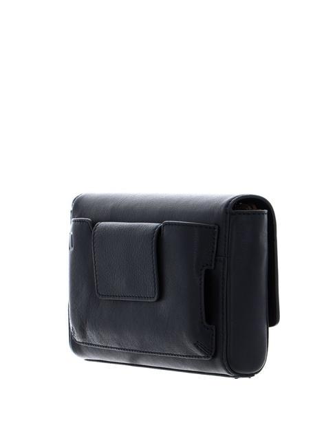 CAMPIONARIO - DAFNE Leather smartphone pouch Black - Women&rsquo;s Bags