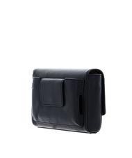 PIQUADRO CAMPIONARIO - DAFNE Leather smartphone pouch Black - Women&rsquo;s Bags - 3