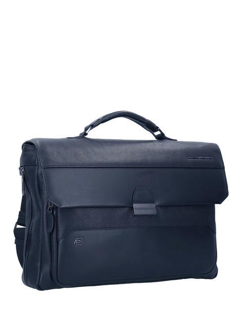CAMPIONARIO - MARTIN  Expandable 15.6" PC briefcase blue - Work Briefcases