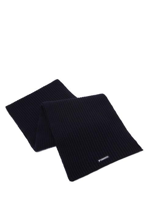 LYKOI  Wool scarf dark navy blue - Scarves