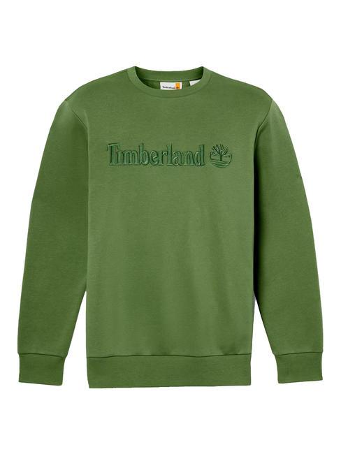 EMBROIDERY TONAL Crewneck sweatshirt black/forestgreen - Sweatshirts