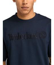 TIMBERLAND EMBROIDERY TONAL Cotton T-shirt dark sapphire - T-shirt - 3