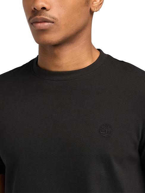 SS DUNRIVER CREW Cotton T-shirt black/pavement - T-shirt