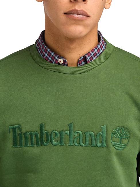 EMBROIDERY TONAL Crewneck sweatshirt black/forestgreen - Sweatshirts