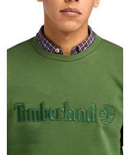 TIMBERLAND EMBROIDERY TONAL Crewneck sweatshirt black/forestgreen - Sweatshirts - 3