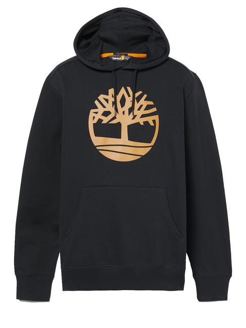 TREE LOGO Hoodie black / wheat boot - Sweatshirts