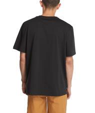 TIMBERLAND STACK LOGO Cotton T-shirt BLACK - T-shirt - 2