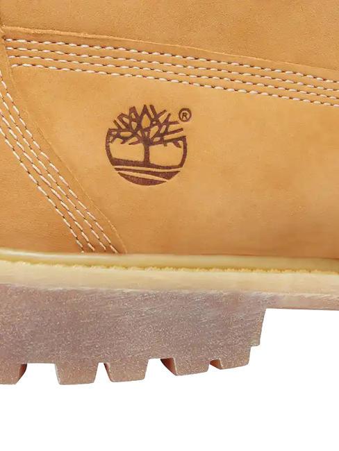 6 INCH  Leather ankle boots yellow - Unisex shoes