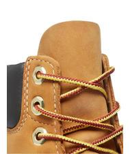 TIMBERLAND 6 INCH  Leather ankle boots yellow - Unisex shoes - 4