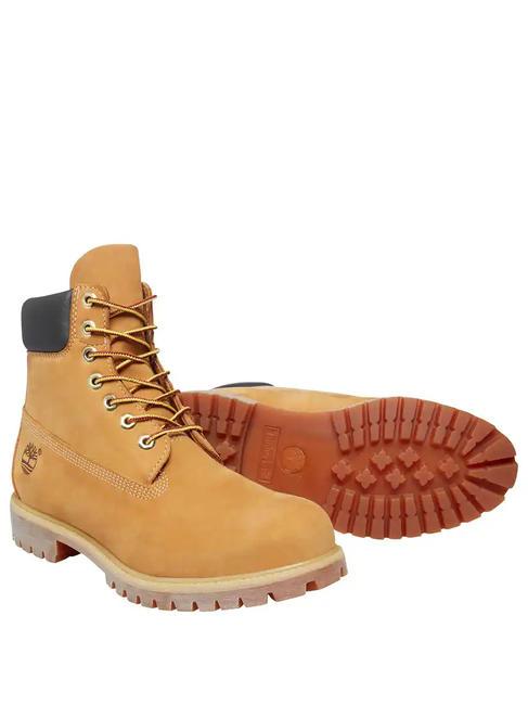 6 INCH  Leather ankle boots yellow - Unisex shoes