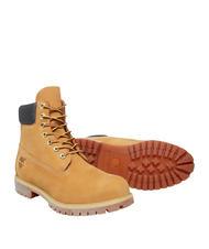 TIMBERLAND 6 INCH  Leather ankle boots yellow - Unisex shoes - 5