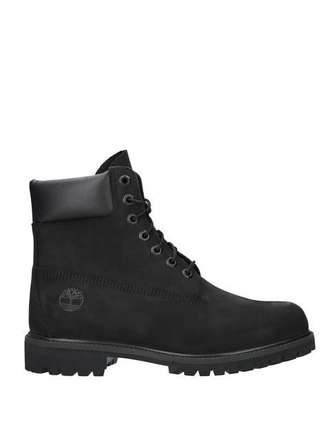 6 INCH  Leather ankle boots BLACK - Unisex shoes