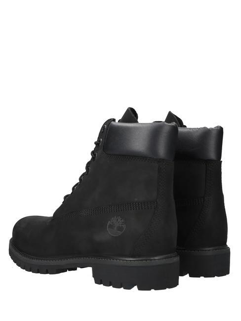 6 INCH  Leather ankle boots BLACK - Unisex shoes