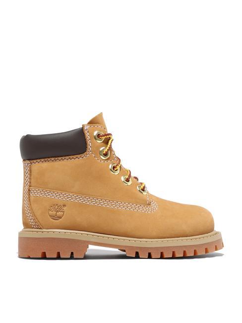 6 INCH PREMIUM KIDS Waterproof leather ankle boots yellow - Baby Shoes