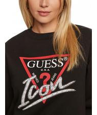 GUESS ICON Crewneck sweatshirt jetbla - Women's Sweatshirts - 3