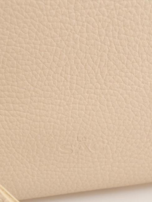 ROBERTA Dollar leather clutch bag milk - Women’s Bags