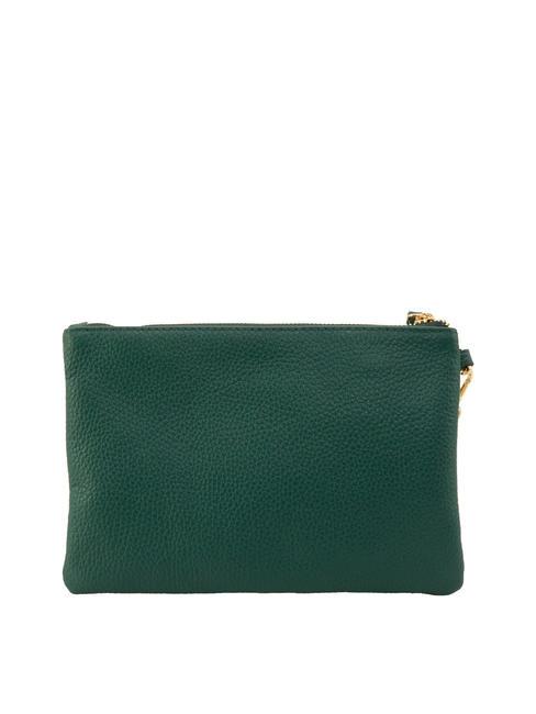 ROBERTA Dollar leather clutch bag peacock - Women’s Bags