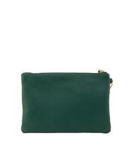LESAC ROBERTA Dollar leather clutch bag peacock - Women’s Bags - 3