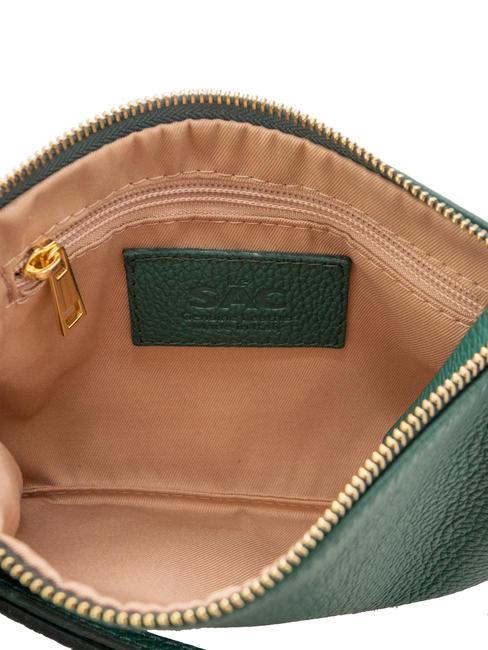 ROBERTA Dollar leather clutch bag peacock - Women’s Bags