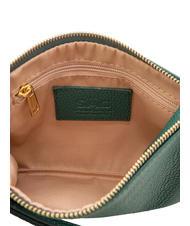 LESAC ROBERTA Dollar leather clutch bag peacock - Women’s Bags - 5
