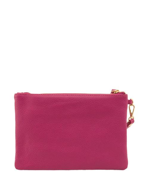 ROBERTA Dollar leather clutch bag fuchsia - Women’s Bags