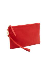 LESAC ROBERTA Dollar leather clutch bag red - Women’s Bags - 2