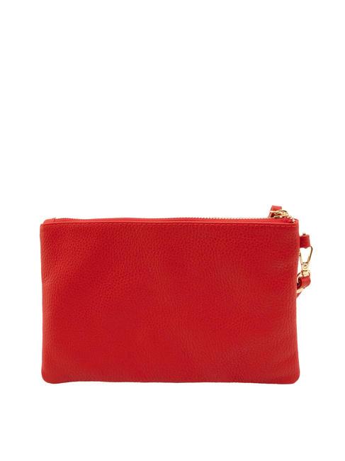 ROBERTA Dollar leather clutch bag red - Women’s Bags