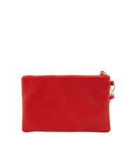 LESAC ROBERTA Dollar leather clutch bag red - Women’s Bags - 3