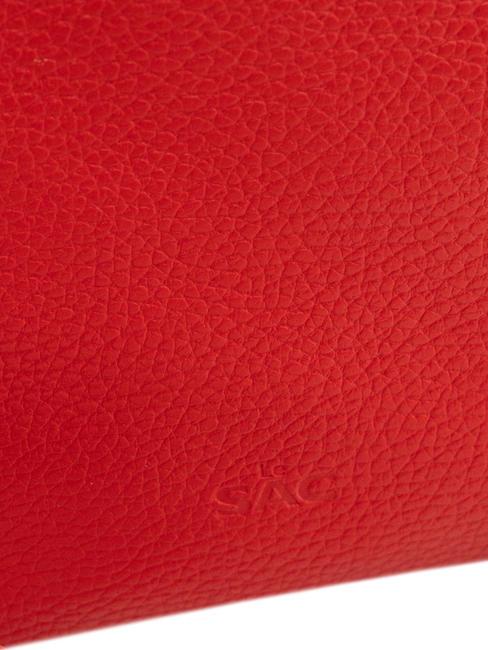 ROBERTA Dollar leather clutch bag red - Women’s Bags