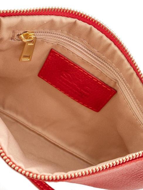 ROBERTA Dollar leather clutch bag red - Women’s Bags